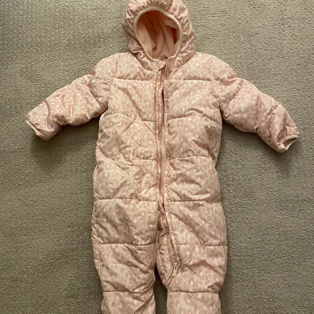 Girls 12-18 month Gap fleece lined snow suit